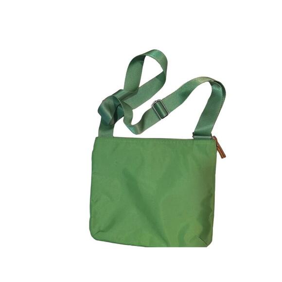 Brics Green Crossbody Bag With Adjustable Strap Zipper Closure Unisex - Picture 9 of 15